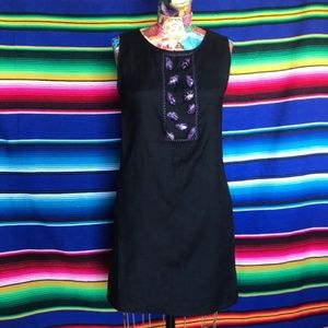 Anthro KAS New York Amethyst Stone Mini Dress